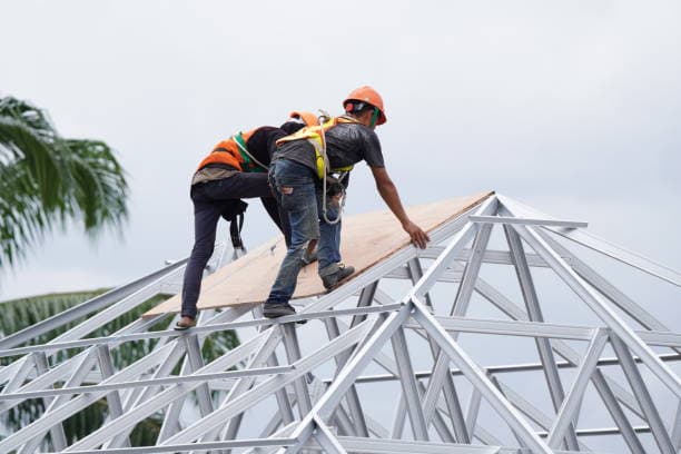 Aluminium Roofing Installation - IDE Global Link roofing services in Nigeria